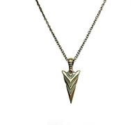 YIHANSS Colliers Personnalité, flèche, lumineuse pendante flèche incontournable de la lance de chevaliers dans un pendentif brocheur pour femmes hommes (couleur: bronze)