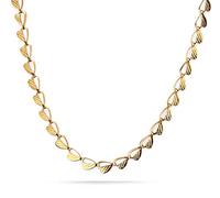 YIHANSS Colliers Personnalité, hommes et femmes Titanium Steel en forme de coeur Création à demi-cuite avec des bijoux de cadeau original de style rock hip-hop de la mode.
