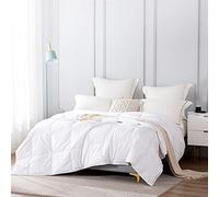 YIHANSS Couette légère avec Rembourrage 100% Duvet d'oie Blanche, Couverture matelassée rafraîchissante, Remplissage 700 (Couleur : Bleu, Taille : 240 x 220 cm) (Blanc 135 x 200 cm)