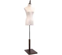 YIHANSS Coutures Mannequin Mannequin Mannequin de vêtements Femelles du Magasin de vêtements de vitre Mannequin en Bois Robe de mariée en Bois Demi-Corps mannequins