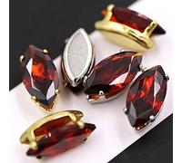 YIHANSS Crystal Naturel Rugueux 5x10 mm Forme à Plat en Verre Rhines Rhines Strass Zircon Gem Bijoux d'oreille Bijoux (Couleur: Vert, Taille: Sliver Base)