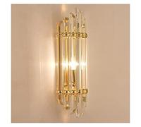 YIHANSS Lampe Murale Lampes murales minimalistes cristallin Gold Indoor Light Compatible avec Le Salon Chambre LETURE Mur - Porche LED LED Lampara Pared Room (E)