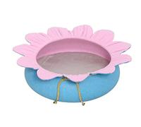 YIHANSS Lit de Chien apaisant Forme de Tournesol Forme de lit pour Animaux de Compagnie pour Animal de Compagnie Chat Chien en Peluche endormi Petit Chiens Chats nidi