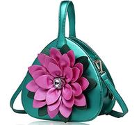 YIHANSS Sacs à main de soirée pour femmes, coeur pêche petit sac diamant fleur de type femelle de type coeur, épaule du sac d'amour (noir)