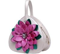 YIHANSS Sacs à main de soirée pour femmes, coeur pêche petit sac diamant fleur de type femelle de type coeur, épaule du sac d'amour (noir)