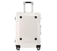 YIHANSS Shelt Dure des Bagages de Voyage Business Luggage sur Un Cadre en Aluminium, Pas de Valise à Fermeture éclair, Une Valise de Verrouillage combinée TSA (Couleur: Blanc, Taille: 20in)