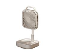 YIHANSS Ventilateur Pliable USB Charge Shaking Head Télescopic Fan de Plancher Ultra-Quiet Dormitory Bureau Fan de Bureau Multifonctionnel Mini Ventilateur Portable (Couleur: Basic)