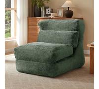 Yihomfy Canapé Convertible 1 Place 2 en 1, Fauteuil lit Pliant, Matelas Pliable 210 cm Canapé-lit Pliant, Fauteuil Convertible, Fauteuil-lit Convertible, Canapé-lit pour Salon ou Chambre (Vert)