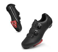 YIHOODA Chaussures de cyclisme pour homme et femme SPD SPD-SL Look Delta Keo Click Chaussures de cyclisme compatibles avec Peloton VTT Chaussures respirantes et légères, Noir , 45 EU