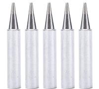 YIHUA #1401-TYPE-B Lot de 5 pointes de fer à souder pour stations de soudage YIHUA 926LED-III (110 W, rouge), 939D+ III EVO, 948D-III, 948DQ-III, 938BD+-II et 995D+ Evo (vert)