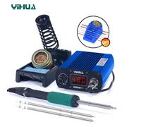 YIHUA 948DB +-II 110-240 V Station de soudage 75 W chauffage rapide avec pointe T12 Station de fer à souder électronique set7