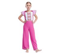 Yihuimin Body Vintage Médiéval Enfant Fille Costumes D'halloween Robe Princesse Vêtements Steampunk Victoria Carnaval De Noël 2-12 Ans Rose vif 2-3 ans