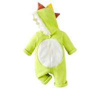 Yihuimin Costume De Dinosaure Pour Tout-petit Enfant En Bas Âge Combinaison À Capuche Pour Bébés Garçons Et Filles En Automne-hiver 0-18 Mois Jaune Vert 3-6 mois