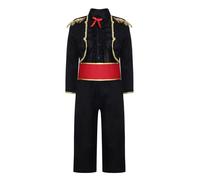 Yihuimin Costume Espagnol Garçon Show Haut + Pantalon + Ceinture Halloween Cosplay Carnaval Fête à Thème Noël Bal Maquillage Spectacle Enfants XS-L