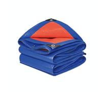 YiHYSj Bâche de Protection en PE 140 g/m² Tarpaulin étanche résistant à la déchirure Bâche avec Oeillets Inoxydable Couverture extérieure pour travaux Protection