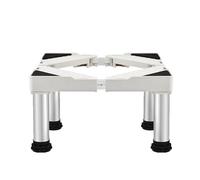 YiHYSj Support mobile pour climatiseur - Hauteur : 29-32 cm - Support réglable - Pour réfrigérateur, lave-vaisselle, congélateur, congélateur - Blanc