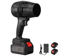 Yiicoong Cordless Blower, Yiicoong Super Powerful Cordless Blower, Delivers a Powerful Wind Force, Handheld Leaf Blowers for Yard and Car Cleaning (Black*Two Batteries)