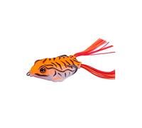 Yiida Grenouille Leurre de pêche | Leurre d'hélice - Simulation 3D Thunder Frog Bait avec design réaliste Floating Weedless Prop Frog Bait pour basse Trout Snakehead Pike