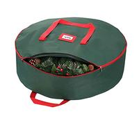 Yiida Sacs de rangement pour couronne de l'Avent, rangement de décorations de Noël, avec poignées, double fermeture éclair, protège votre guirlande, décorations de fête et ornements