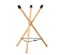 Yiida Support de caisse claire, support de tambour de langue et de handpan à main, support de tambour, support de caisse claire, trépied en bois massif, support de tambour pour tambour de langue en