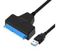 YIIFELL Cable SATA vers USB, Adaptateur USB 3.0 vers SATA pour Disque Dur et SSD 2,5, SSD/HDD Convertisseur, Compatible avec Les Systèmes d'exploitation Windows, Mac et Linux