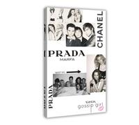 yiili Poster de film Gossip Girl (8) - Poster sur toile - Décoration de chambre à coucher - Paysage sportif - Décoration de bureau, cadeau - Style cadre - 50 x 75 cm