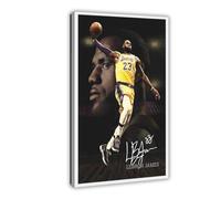 yiili Poster LeBron James 9 sur toile - Décoration de chambre à coucher - Paysage sportif - Décoration de bureau - Cadeau - 20 x 30 cm