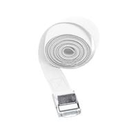 Yiiquanan Sangles à Cliquet Ajustable Sangle D'arrimage pour Remorque Auto Caravane Vélo Déménagement (Blanc, 50mm*5m)