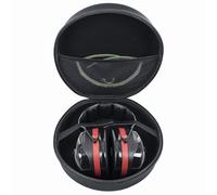 YIIWAY Étui Rigide Housse Coque Compatible avec Casque Anti Bruit 3M / Sordin/Honeywell/Walker's/Vanderfields/Senner WorkPro/Alpine/Schallwerk, Étui Seulement - Noir YC80114