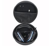 YIIWAY Étui Rigide Housse Coque Compatible avec Casque Gamer Corsair HS35 v2 / HS55 / HS65 / HS80 RGB/Virtuoso Max/Void Elite RGB/Void v2 Drahtloses Max Wireless, Étui Seulement - Noir YC80033