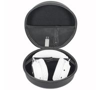 YIIWAY Étui Rigide Housse Coque Compatible avec Casque Soundcore Q11i / Q20i / Q30 / Q45 / Life Q20 / Life Q30 / H30i / Space One/Space One Pro/Space Q45, Étui Seulement - Noir YC80081