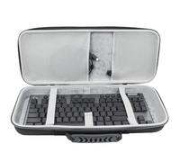 YIIWAY TKL Tenkeyless 80% 87 Touches Clavier Étui, Rigide Housse Coque Compatible avec Logitech G Pro / G413 TKL SE / G915 Lightspeed TKL/G G515 Lightspeed TKL, Étui Seulement - Noir YC85002