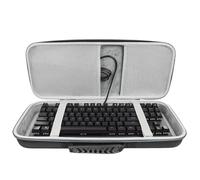 YIIWAY TKL Tenkeyless 80% 87 Touches Clavier Étui, Rigide Housse Coque Compatible avec Razer BlackWidow V3 Tenkeyless/Huntsman V3 Pro Tenkeyless/Ornata V3 Tenkeyless, Étui Seulement - Noir YC85004