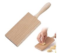 YIIWONI Planche à Gnocchi Ensemble, Planche à Pâtes Rainuré, Planche à Gnocchi en Bois, Idéale pour Préparer des Gnocchis et Cavatelli, Créer des Boulettes de Beurre Texturées, 1 Pièce