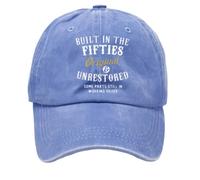 yijan Baseball Cap Collection · Fifties - Original & Unrestored - Designed for Those Who Carry Their Era (Sky Blue)