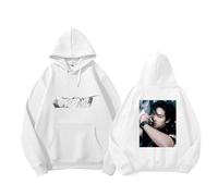 YiJee Stray-K 2ND GIAT Sweat à capuche pour femme - KPOP - Style Harajuku amusant, Blanc fin - B, M