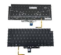 YIJIATech Clavier de rechange avec disposition américaine pour ordinateur portable Dell Precision 14 5470 5680 5690 M5470 M5680 Latitude 7330 rétroéclairé 2022 année 05FKXW NSK-DEUABC PK133RY1A01