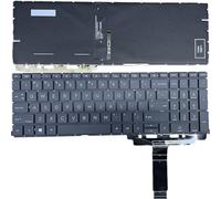 YIJIATech Clavier de rechange avec tournevis US Layout pour HP ProBook 450 G8 455 G8 650 G7 650 G8.ZBook Power G7.ZHAN 66 Pro 15 G4 Noir Clavier d'ordinateur portable (450 G8 rétroéclairage)