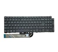 YIJIATech Clavier de rechange avec tournevis US pour ordinateur portable Dell 7590 7591 7791 7591 7591 2 en 1 Inspiron 5584 5590 5593 5594 5598 US rétroéclairé (7590 gris avec rétroéclairage)