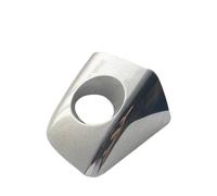 YIJIAVSX Garniture De Couvercle De Trou De e Poignée De Porte Chromée Avant Gauche Pour A6 C7 S6 RS6 Avant 2016-2018 A7 4G S7 RS7 A8 D4 S8 4H1837879C (2016-2018-white gold)