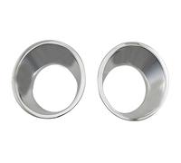 YIJIAVSX Pare-Chocs Antibrouillard Calandre pour B&MW E53 X5 1999-2006 Garniture Couvercle Phare Antibrouillard ABS Chrome Couvercle De Phare Antibrouillard Avant Accessoires Style Voiture