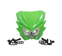 YIJIAVSX Phare Moto pour KLX 250 150 450 12V Phare De Moto Phare De Pit Bike Phare Universel(Vert)