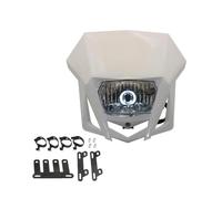 YIJIAVSX Phare Moto pour XR CRF 150 230 250 450 Phare De Moto Phare De Motocross Phare De Motocross(Blanc)