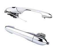 YIJIAVSX Poignée De Porte Extérieure Chromée Côté Passager Gauche Ou Droite Pour Fiat 500 2007-2020 735592026 735592012 (2pcs)
