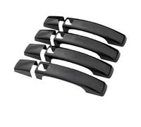 YIJIAVSX Poignées De Porte Extérieure Cache-poignée De Porte Noir Brillant Chromé Argenté Pour Land Rover Pour Range Rover Sport 2008 2009 2010 2011 2012 2013(4 Smart Glossy Black)