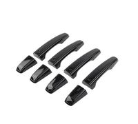 YIJIAVSX Poignées De Porte Extérieure Garniture Poignée Porte Voiture Pour Land Rover Pour Range Pour Vogue Pour Evoque Sport Pour Discovery 5 L405 LHD Uniquement 8 Pièces/ensemble(Black)