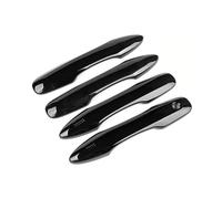 YIJIAVSX Poignées De Porte Extérieure Poignées De Porte Voiture Pour Toyota Pour Camry Pour Corolla Pour Levin Pour Cross Sans Adhésif, Couverture Intégrale En ABS(Black)