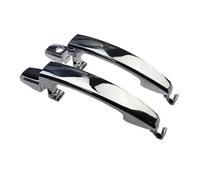 YIJIAVSX Poignées De Porte Extérieure Pour Chevrolet Pour Aveo Pour Captiva Pour Saturn Vue Kit De Poignées De Porte Extérieures Chromées Avant/arrière Gauche/droite(Front Pair)