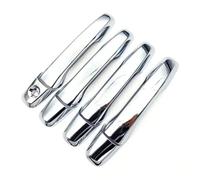 YIJIAVSX Poignées De Porte Extérieure Pour Ford Pour Explorer 2011 2012 2013 2014 2015 2016 2017 2018 2019 - Autocollant Pour Poignée De Porte De Voiture Moulure Décorative(Chrome No Hole)