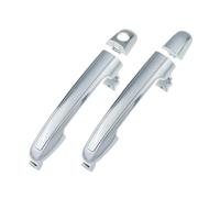 YIJIAVSX Poignées De Porte Extérieure Pour Hyundai Pour Sonata 2006-2010 2.4L 3.3L 1/2/4 Pcs Noir/Chrome Poignée De Porte Extérieure Voiture Avant Arrière Gauche Droite(Front Left Chrome B)